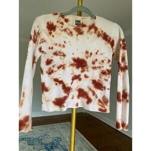Downtown streetwear Lykke Wullf Madison tie dye long sleeve shirt 100% cotton
